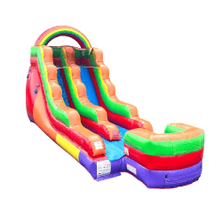 15' Tall Rainbow Slide